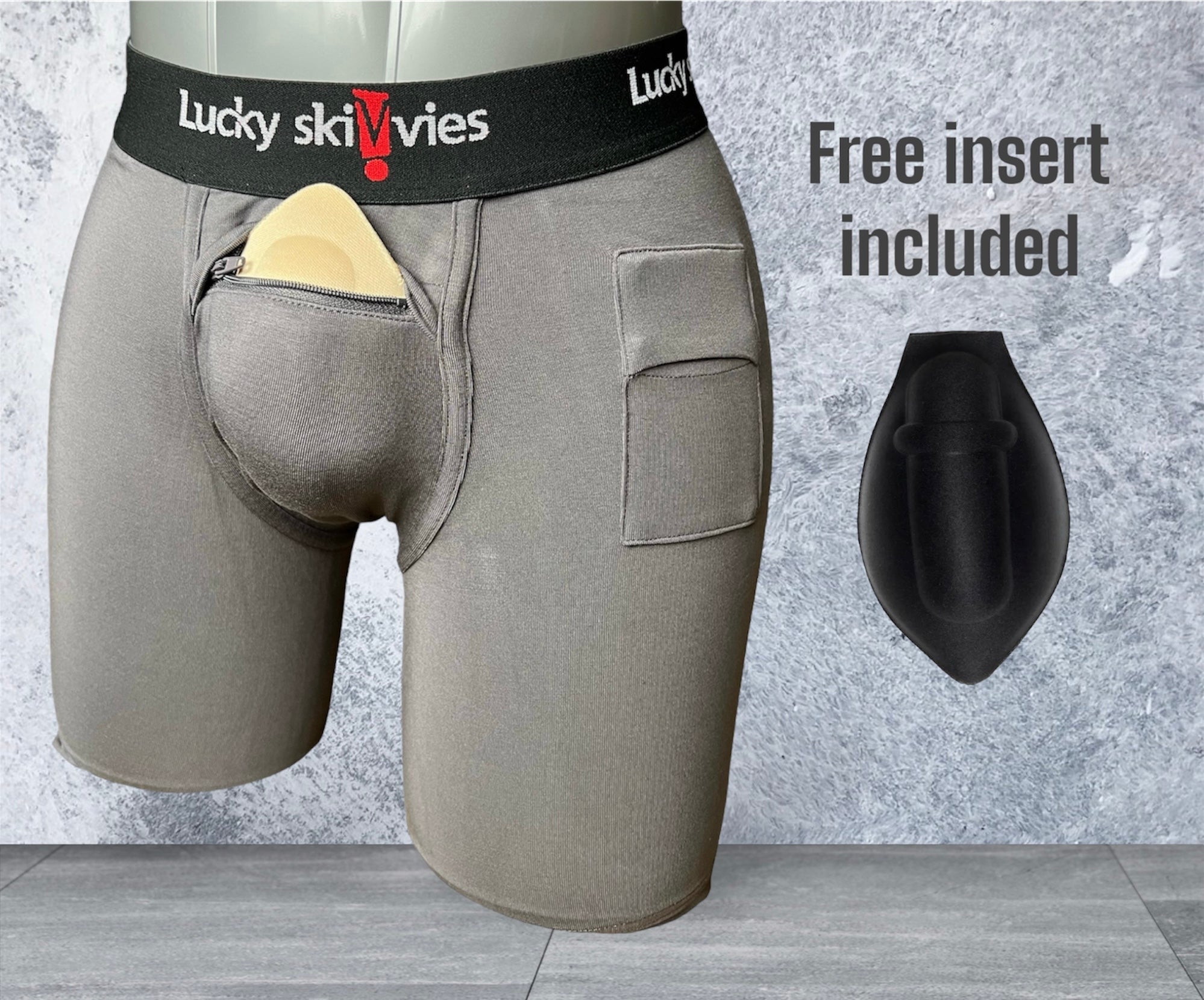 6" Packer/ STP/ Insert Boxer Brief - Lucky Skivvies